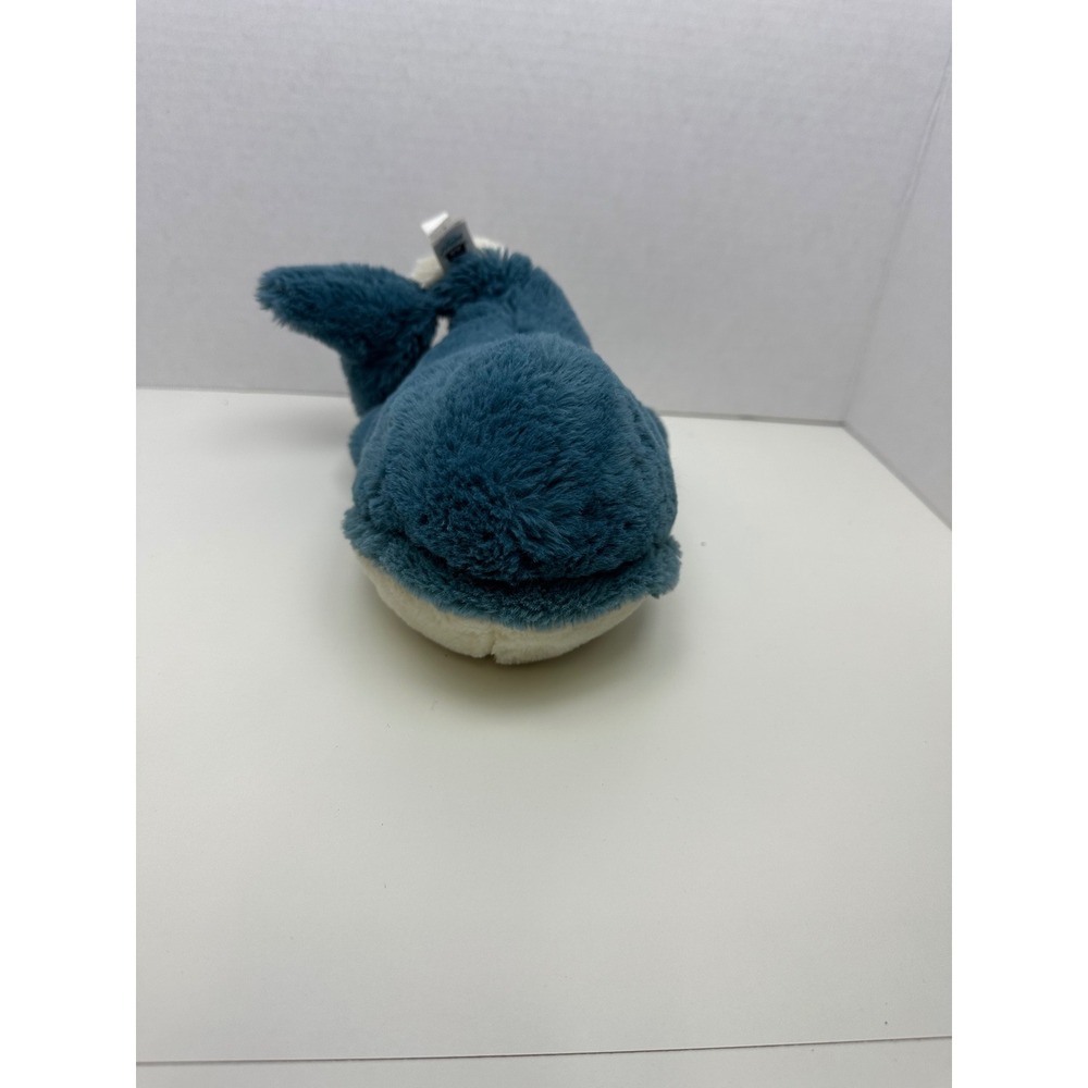 Jellycat London Sullivan Whale Blue White Plush Stuffed Animal Toy